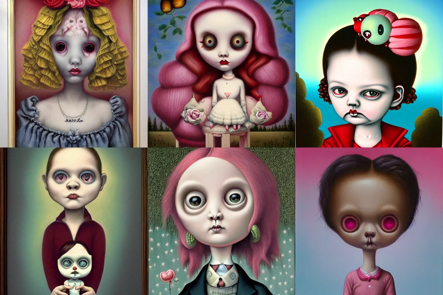 Prompt: art by Mark Ryden,