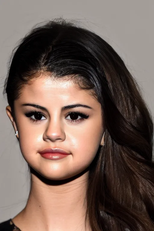 Image similar to selena gomez as a stick of cellery, a human face made out of cellery, professional food photography