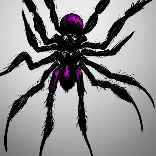 Prompt: Concept Art Of A Spider Mage