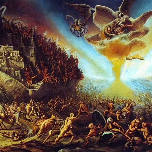 Image similar to biblical apocalypse
