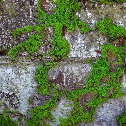 Image similar to Old ancient Roman ruins, mossy, intricate, detailed, 8k