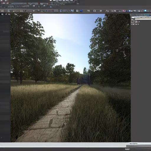 Image similar to MDK 2 in Unreal Engine 5, path tracing