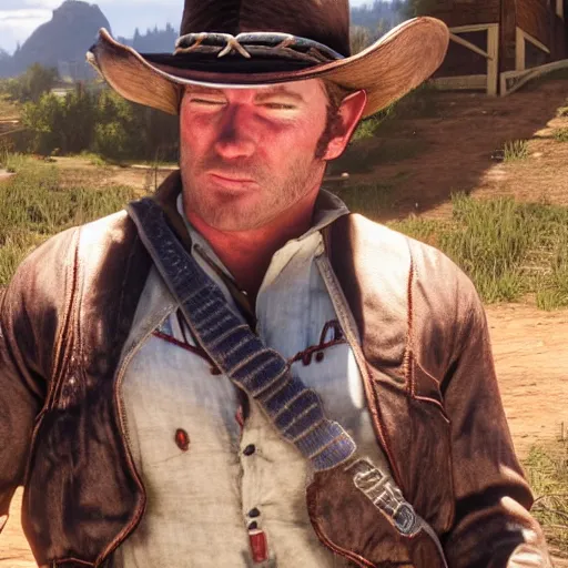 Image similar to Billy Herrington in Red Dead Redemption 2