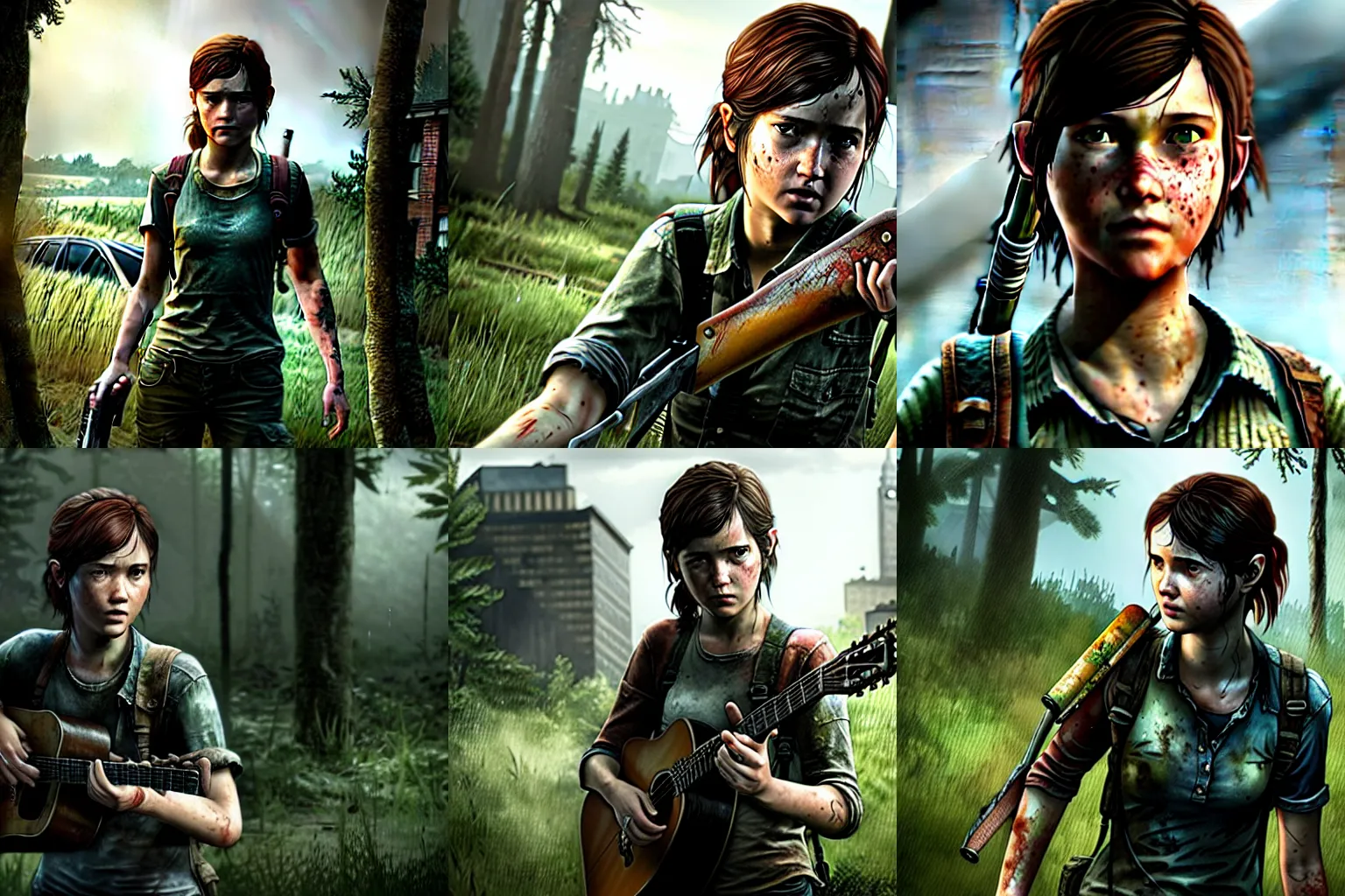 Prompt: ellie of the last of us part 2