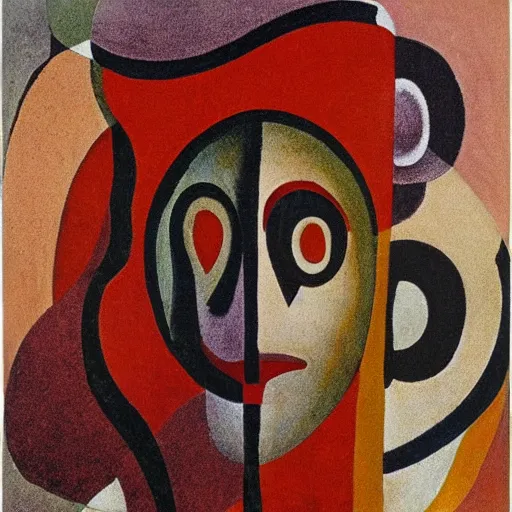 Image similar to floral face portrait by leonetto cappiello and wojciech siudmak and ernst fuchs, anni albers, oil on canvas