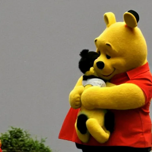 Image similar to xi jinping as winnie the pooh.