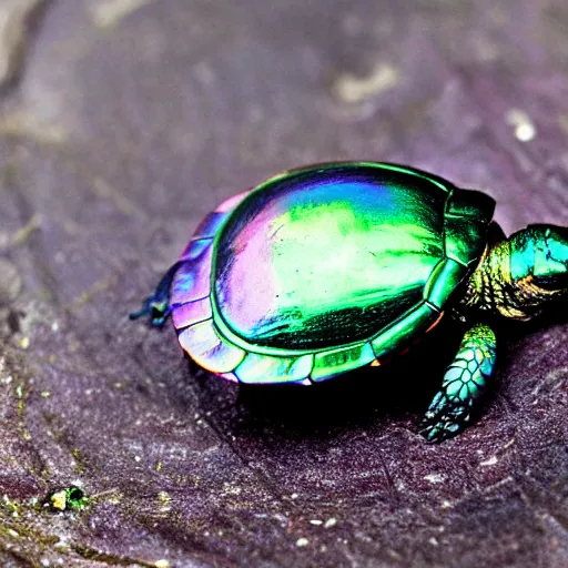 Image similar to turtle iridiscent beetle 🪲 hybrid