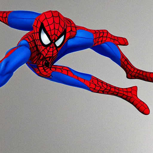 Image similar to down syndrome spider man photorealistic