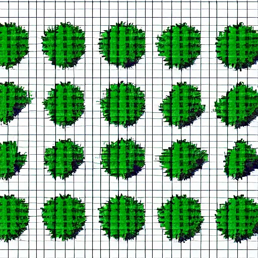 Image similar to sprite sheet for the terrain of a 2 d pixel game