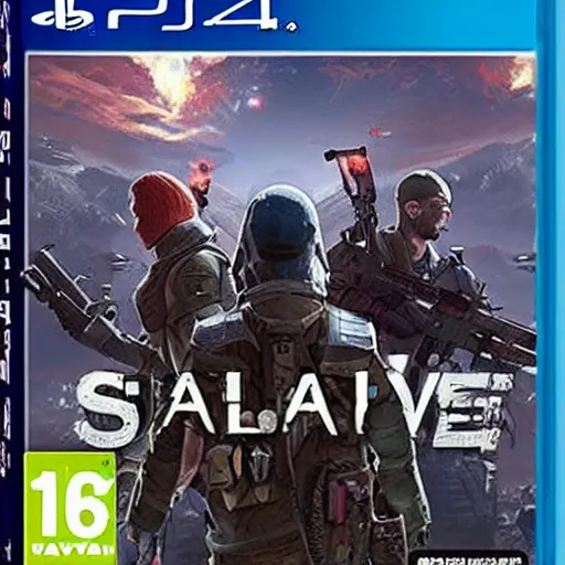 Prompt: video game box art of a ps 4 game called stay alive, 4 k, highly detailed cover art.