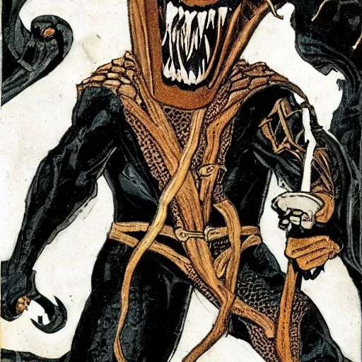 Prompt: medieval venom