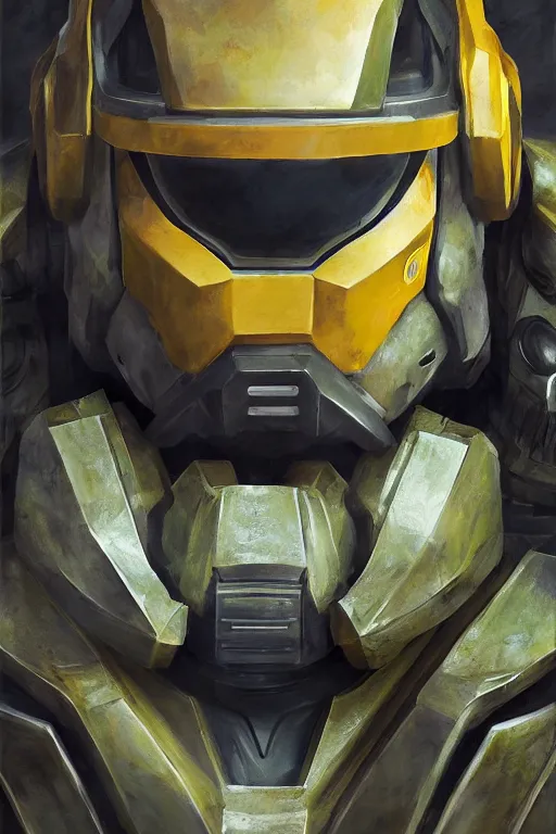 Prompt: alakazam pokemon playing as master chief, oil on canvas, intricate, 8 k highly professionally detailed, hdr, cgsociety