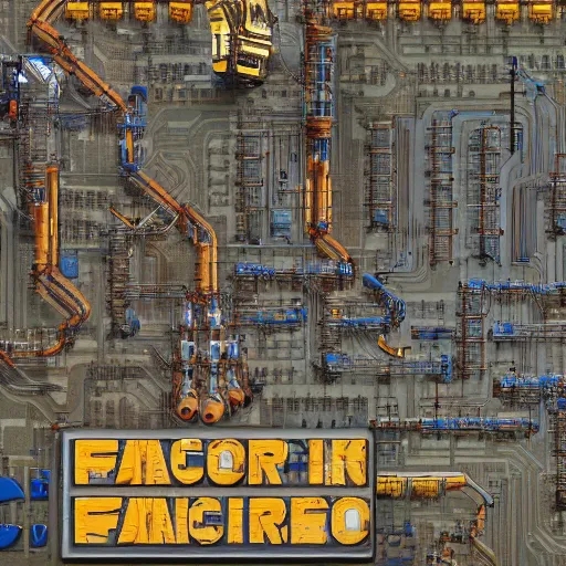 Image similar to factorio in Manhattan