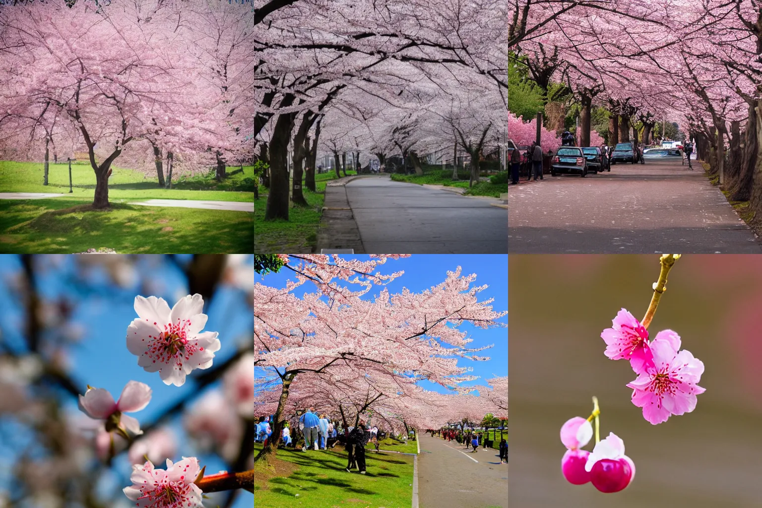 Prompt: cherry blossom