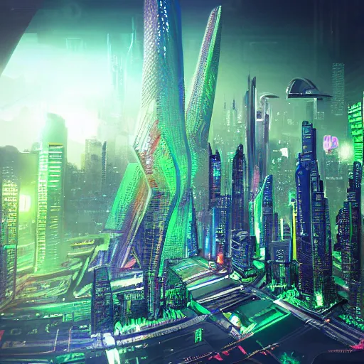 Image similar to “ detailed map of a futuristic megapolis, dark tones, neon colors, brighter lights, digital art, concept art, hiperrealistic, ultra detailed, 4 k uhd, unreal engine 5, photoshop ”