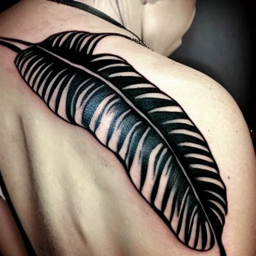 Image similar to a thin detailed black line drawn tattoo of a monstera deliciosa leaf, intricate details, ornamental, elegant, symmetrical!! symmetrical - tatoo!!