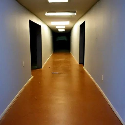 Image similar to an empty basement hallway, craigslist photo