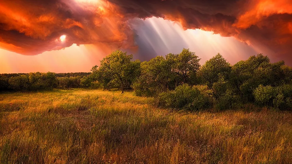 Prompt: amazing landscape photo of sapulpa oklahoma by marc adamus, beautiful dramatic lighting