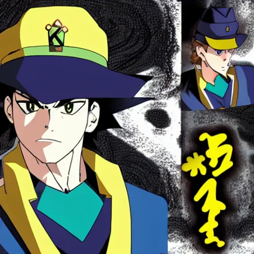 AI Art: Jotaro Kujo by @Galaxy themed lover