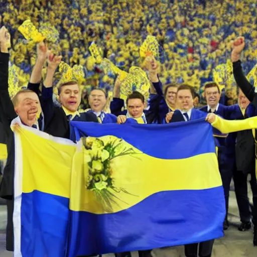 Image similar to ukraine wins