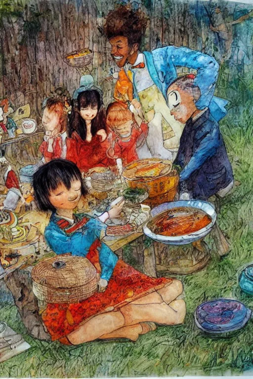 Image similar to gimbap by jerry pinkney