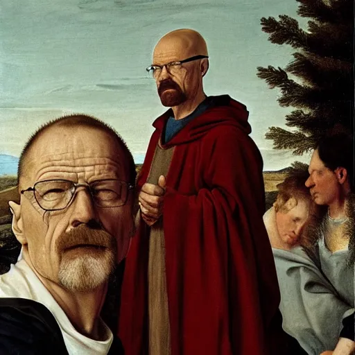 Prompt: Walter white, Renaissance painting