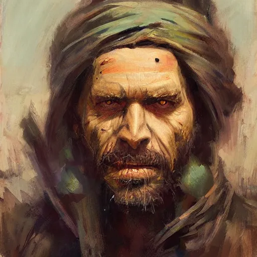 Prompt: portrait of a goblin pirate, gritty, fantasy character portrait, ocean background, artwork by Jeremy Lipkin and Giuseppe Dangelico Pino and Michael Garmash and Rob Rey, very coherent asymmetrical artwork, sharp edges, perfect face, simple form, 100mm