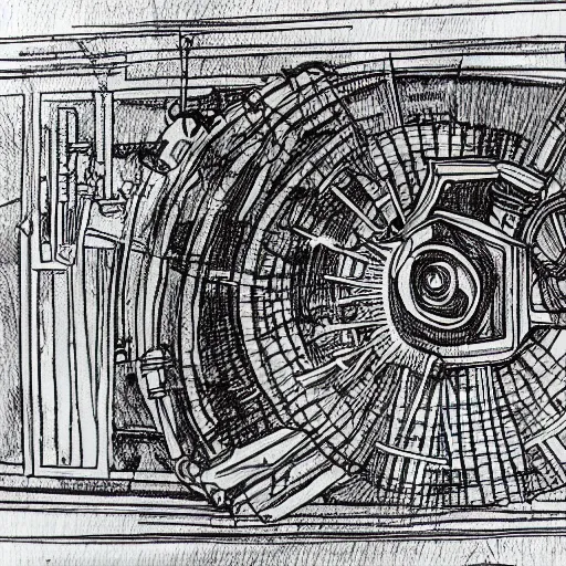 Image similar to ink pen drawing of compliant mechanism