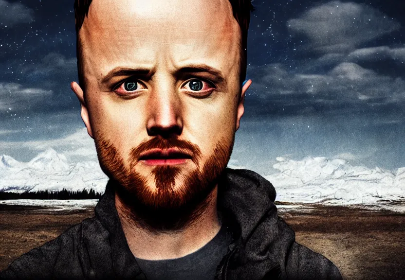 Jesse Pinkman Living In Alaska 4K HD Digital Art Stable Diffusion