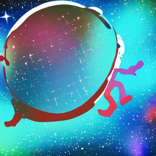 Image similar to a still cut of an astronaut moonwalk dancing on the moon's surface, kpop style colors, smokey background