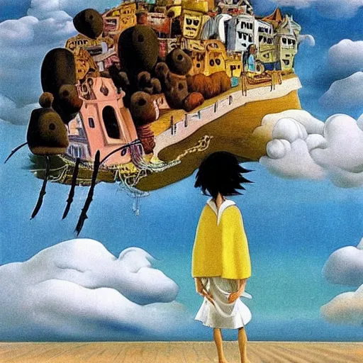 Image similar to salvador dali spirited away