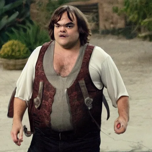 Image similar to Jack Black as Bruno in Encanto