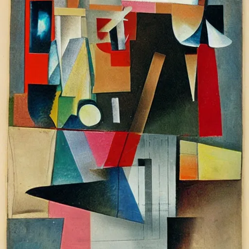 Prompt: abstract artwork by kurt schwitters