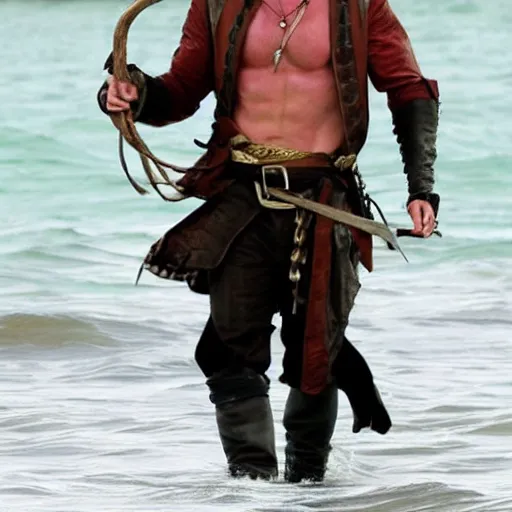 Image similar to chris hemsworth as a pirate