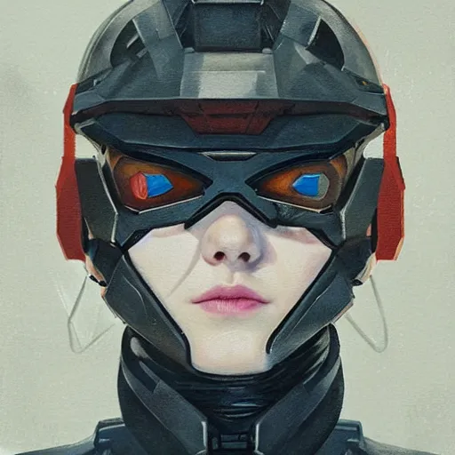 Image similar to Elle Fanning in Halo ODST picture by Sachin Teng, asymmetrical, dark vibes, Realistic Painting , Organic painting, Matte Painting, geometric shapes, hard edges, graffiti, street art:2 by Sachin Teng:4