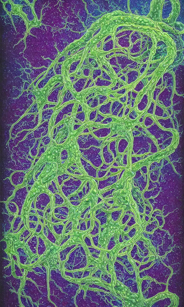 Prompt: internal heart lymphocyte virion rawandrendered synaptic transmission embryonic abberation neural shoggoth by kumpan alexandr, iridescent # imaginativerealism