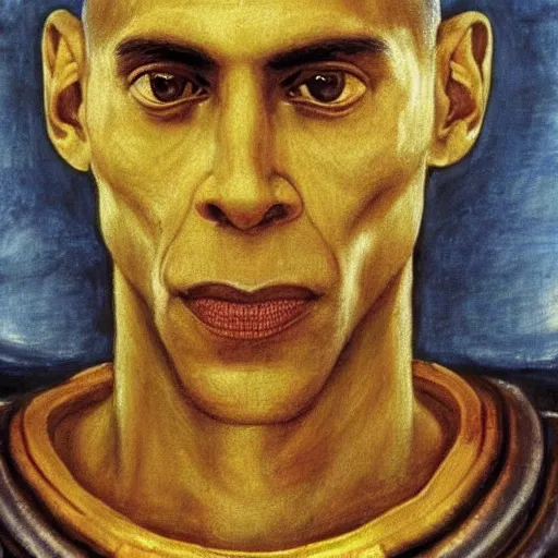 Image similar to Portrait of Apophis from Stargate SG1, renaissance painting