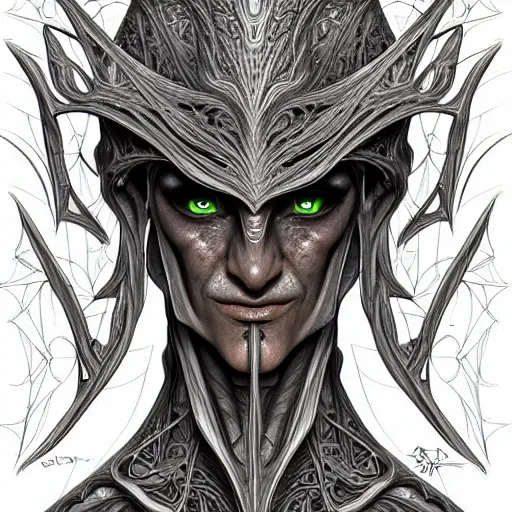 Prompt: digital art, centered elven ,intricate, veins, by uderzo , ultradetailed, charachter design, concept art, trending on artstation,