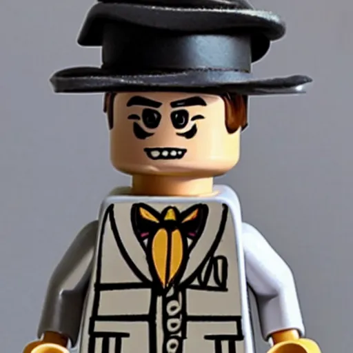 Prompt: johhny depp as a lego figure