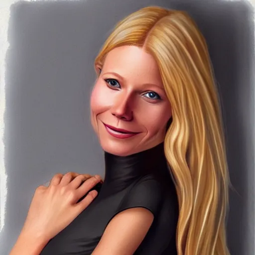 Image similar to Attractive gwyneth paltrow in tights, by artgerm, artstation, deviantart