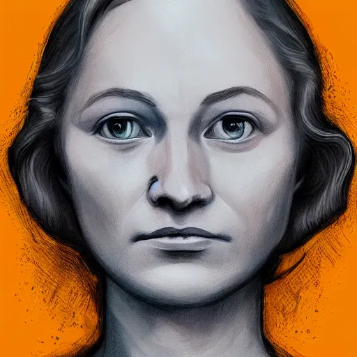 Prompt: t. v. series alias grace, portrait, character, fanart, art, artstation, 8 k