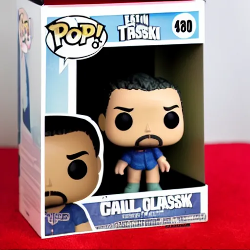 Image similar to a product shot funko pop of cal trask of movie east of eden
