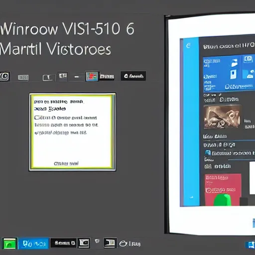 Prompt: Microsoft Windows version 5190 on a futuristic retro smart device, but not too smart. C\'mon it\'s still Microsoft obviously. Ad copy.