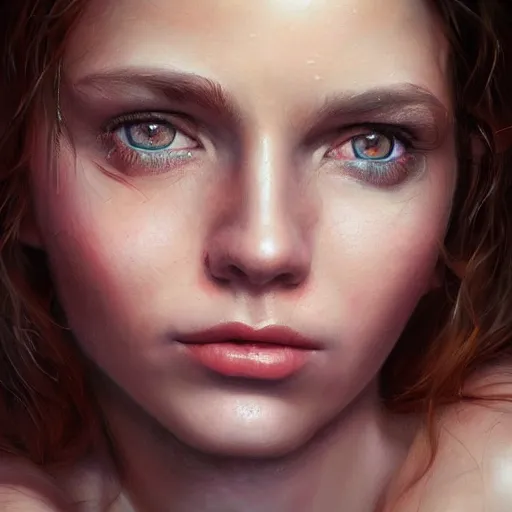 Image similar to digital painting by annie ralli, artgem, fullshot, color painting, hyperrealistic, concept art, oil painting, masterpiece, concept art, trending on deviantart, realistic and detailed face, highly detailed, high quality, 8 k, soft lighting, fancy colors, fantasy, cinematic, high coherence