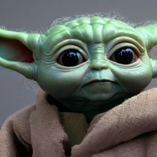 Image similar to baby yoda as a senator