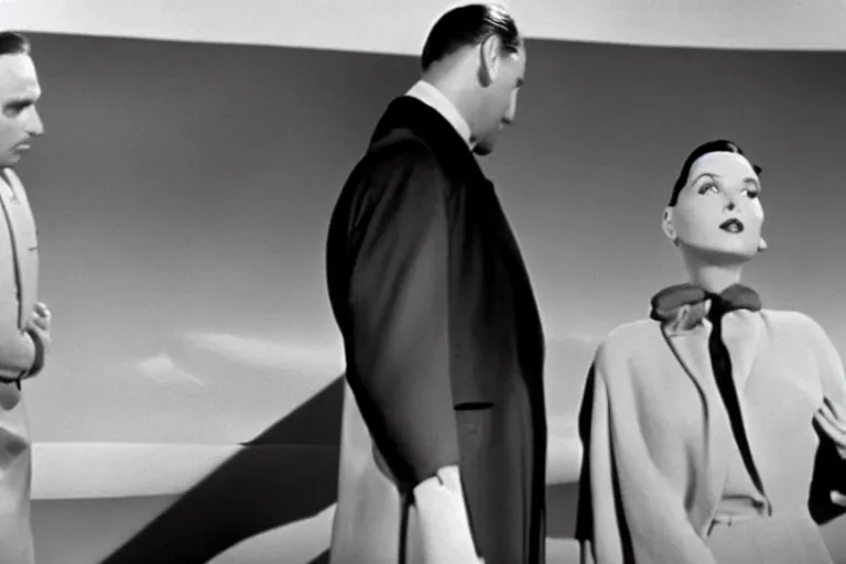 Image similar to movie still from the day the earth stood still, 1 9 5 1