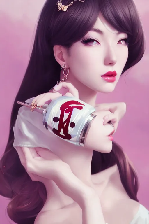 Image similar to a pin up and beautiful fashion charming dreamlke japan girl with lv jewelry, character art, art by artgerm lau and wlop and and ilya kuvshinov and john singer sargent, hyperdetailed, 8 k realistic, symmetrical, frostbite 3 engine, cryengine, dof, trending on artstation, digital art