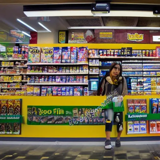 Prompt: lots of minions inside a 7/11 store, 8k, sharp, hyperrealistic