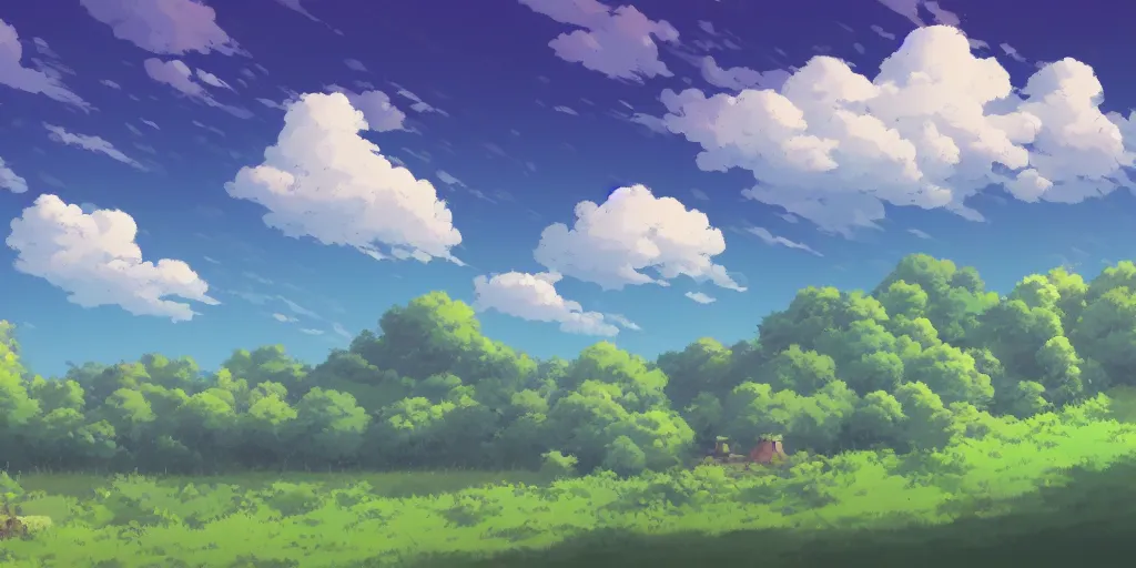calming anime background high quality 30663737 Stock Photo at Vecteezy