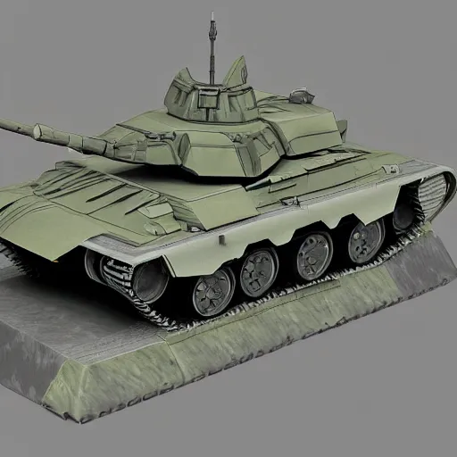 Image similar to futuristic battle tank